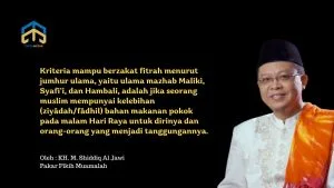 Kriteria Mampu dalam Zakat Fitrah