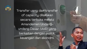AEPI: Transfer Uang dan Transfer Capacity secara Terbuka melalui Amandemen UUD