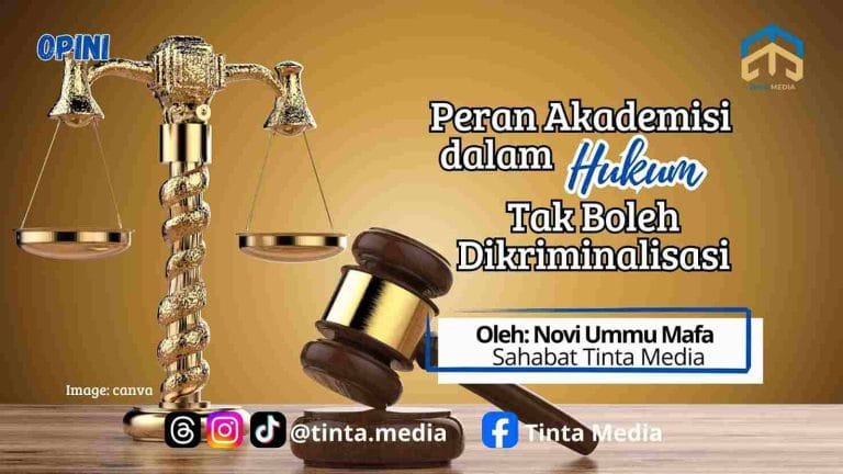 Peran Akademisi dalam Hukum Tak Boleh Dikriminalisasi