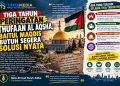 Tiga Tahun Peringatan Thufaan Al Aqsha, Baitul Maqdis Butuh Segera Solusi Nyata